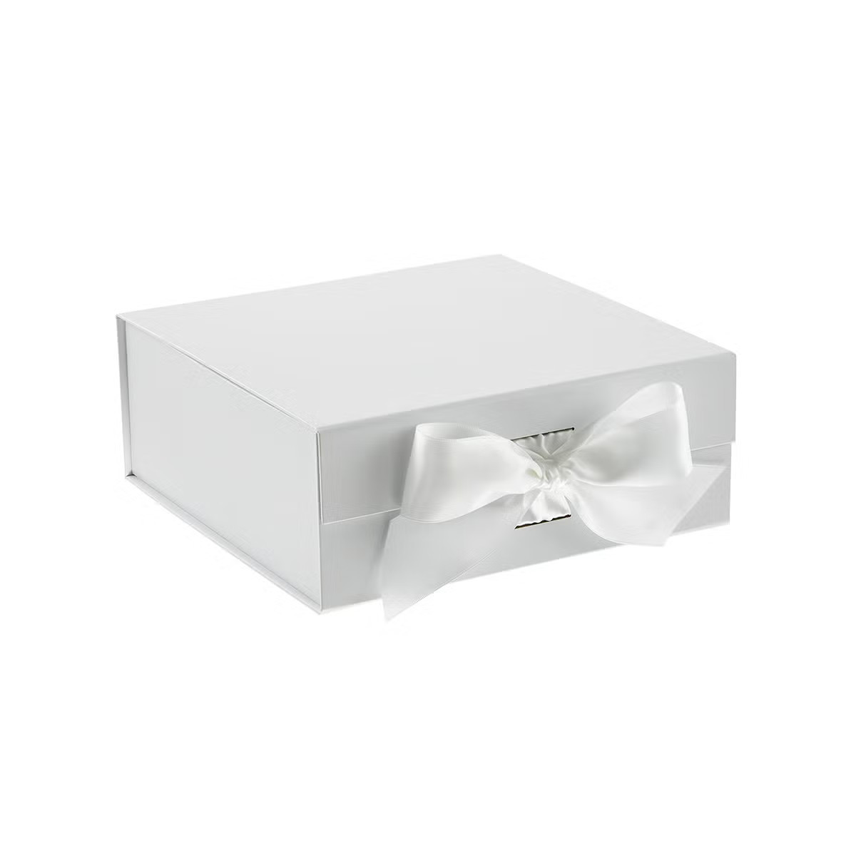 Collapsible Box with Bow | The Container Store
