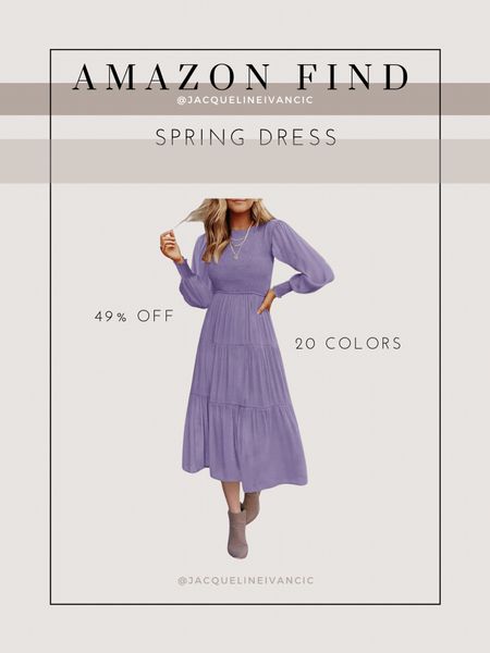 How cute is this spring dress that comes in 20 different colors?! 😍


#LTKsalealert #LTKbump #LTKfindsunder50