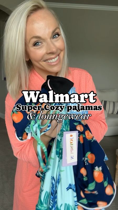 Walmart cozy pajamas and robe!!! Wearing a medium in everything!!

#LTKStyleTip #LTKVideo #LTKFindsUnder50