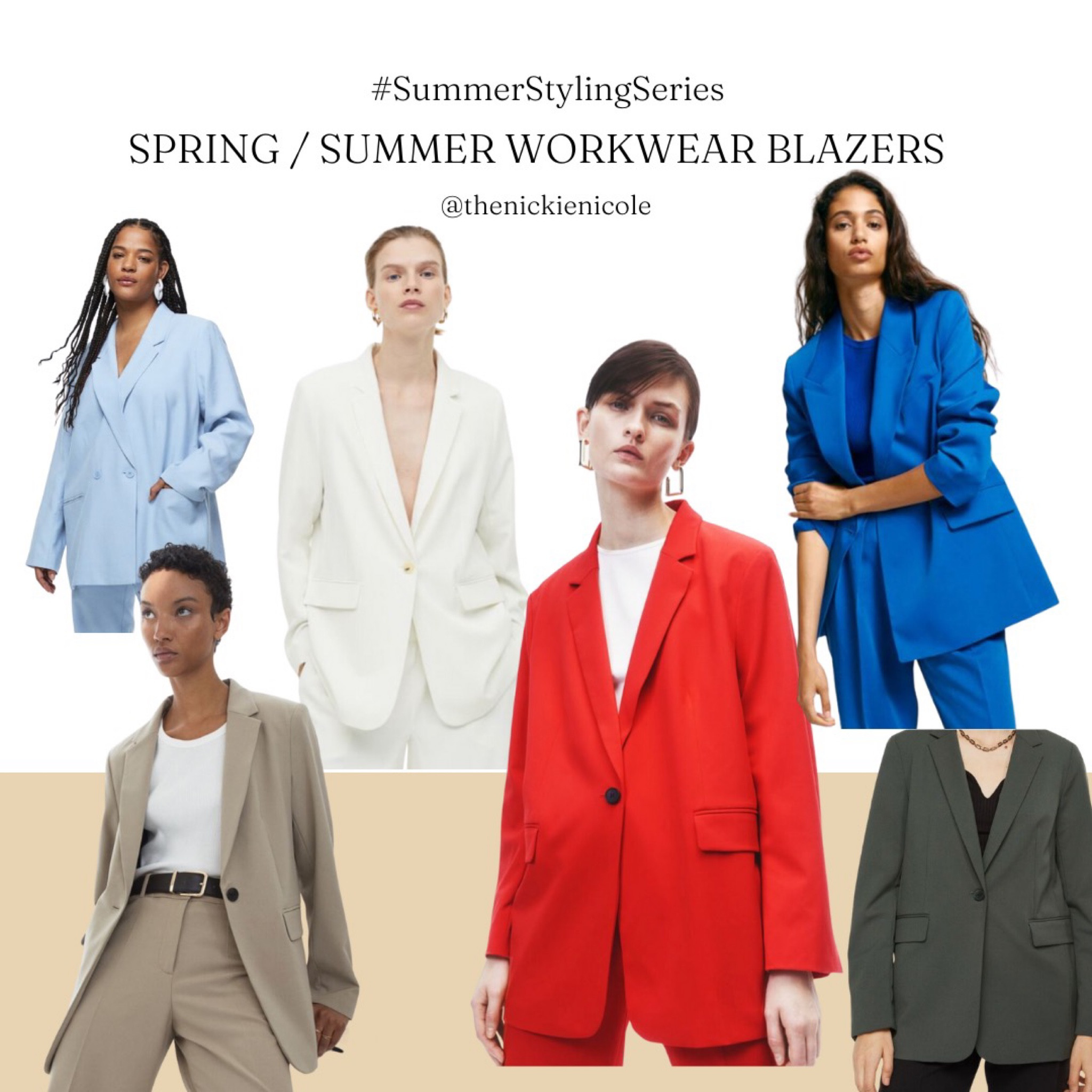 Keep a level of professionalism without sacrificing comfort during the summer season. Here are some great workwear an office appropriate Blazers as we move into the hotter temperatures during spring and summer!


#LTKstyletip #LTKfit #LTKSeasonal