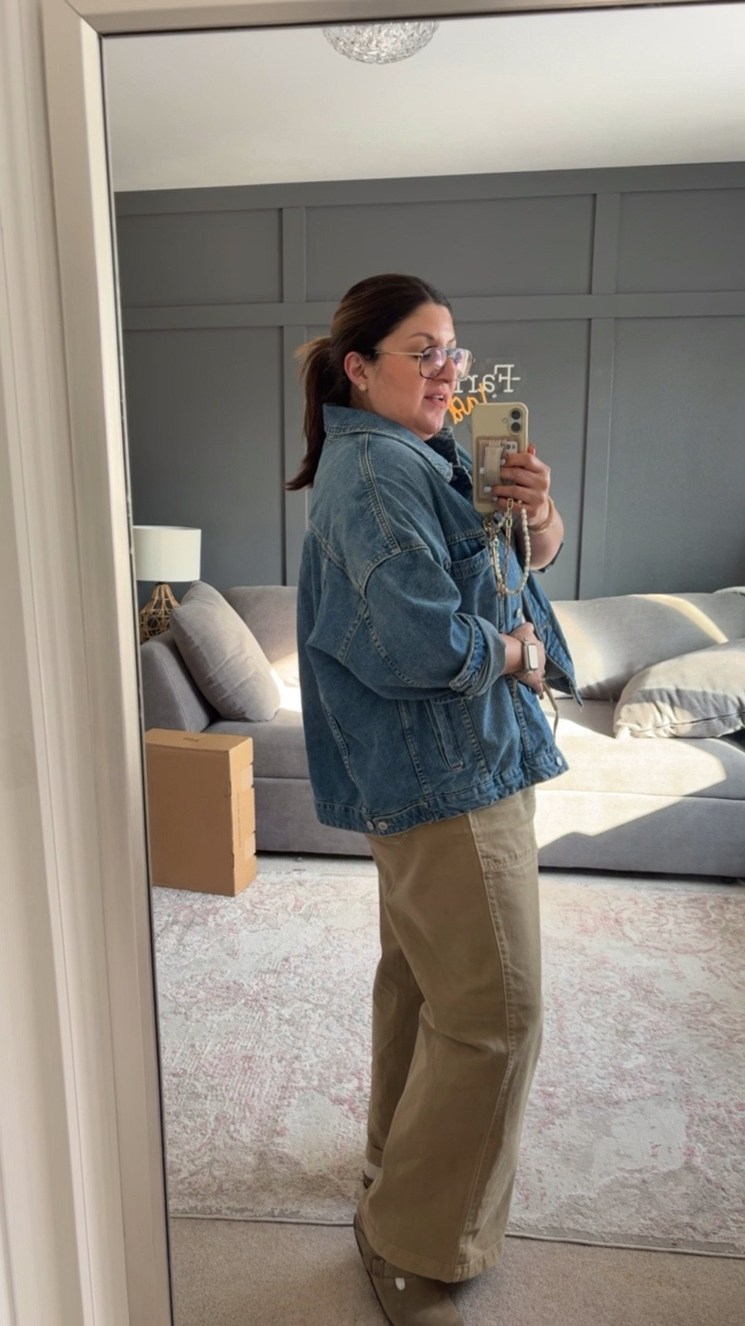 Today’s ootd:
Free people denim jacket - XL
GAP pull on pants - L
Birkenstock boston clogs

#LTKOver40 #LTKMidsize #LTKootd