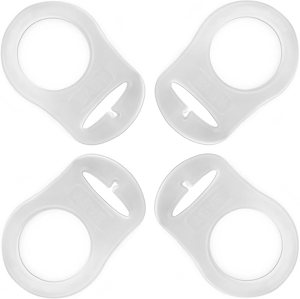 PUTSKA Pacifier Adapter Rings - Silicone Adapter for Pacifier Holder and Clip MAM-Compatible | Amazon (US)