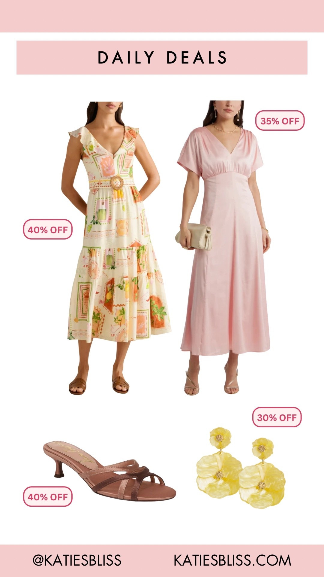 Daily deals ✨

Nordstrom. Sale. Deal. Markdown. Dress. Spring. Formal. Vacation. Resort. Sandals. Earrings. Floral. Pink.

#LTKMothersDay #LTKSeasonal #LTKSaleAlert