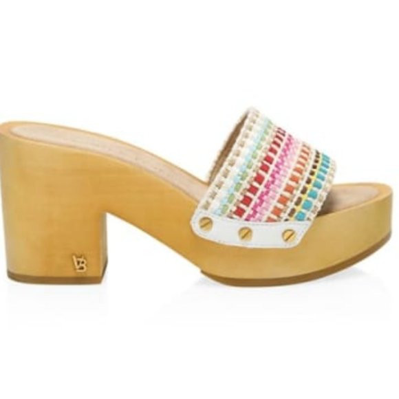 Veronica Beard Hannalee Woven Clog Mule Sandals Size 7 | Poshmark