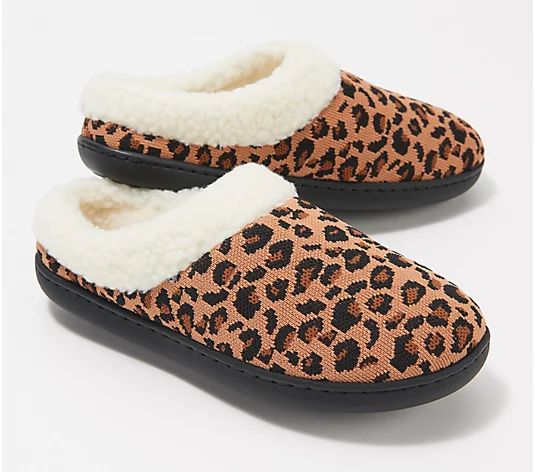CLOUDSTEPPERS by Clarks Women's Knit Slippers - Lenox Dream - QVC.com | QVC