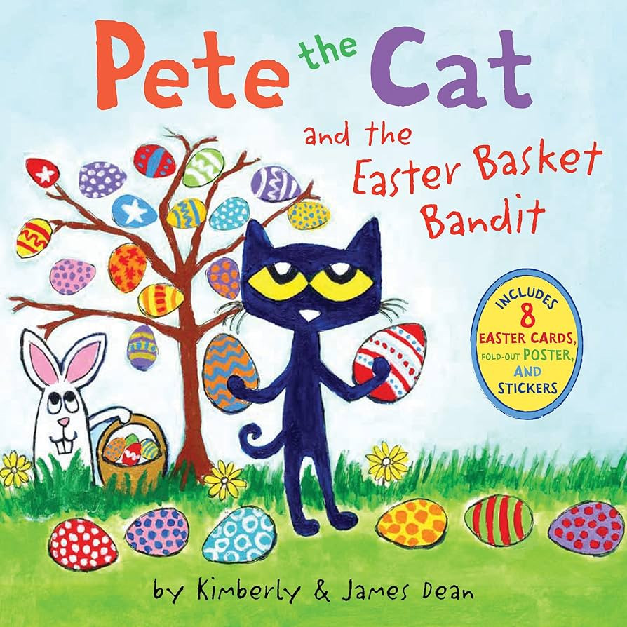 Pete the Cat and the Easter Basket Bandit: Includes Poster, Stickers, and Easter Cards!: An Easte... | Amazon (US)