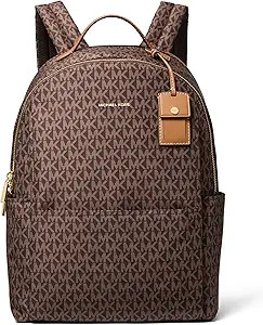 Michael Kors Sable Large Backpack, Gold-Tone Hardware/Brown/Acorn | Amazon (US)