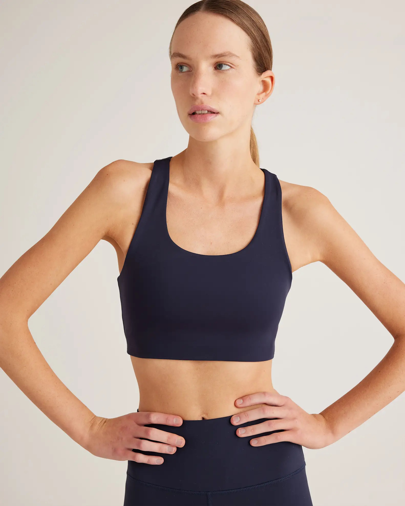 Ultra-Form Scoop Neck Longline Bra | Quince