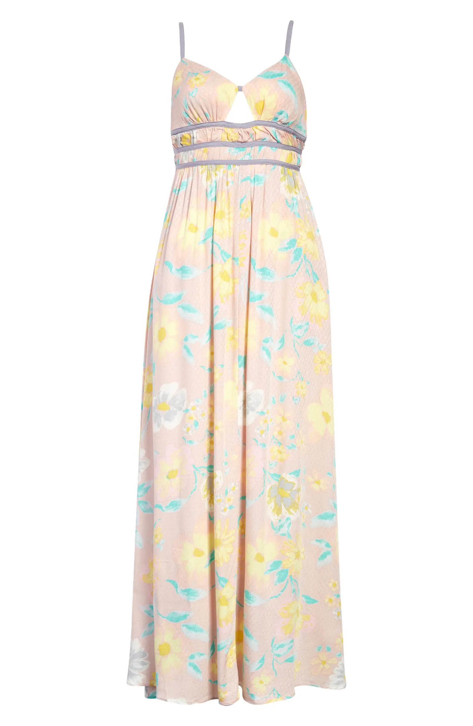Free People Wisteria Floral Sleeveless Maxi Dress | Nordstrom | Nordstrom