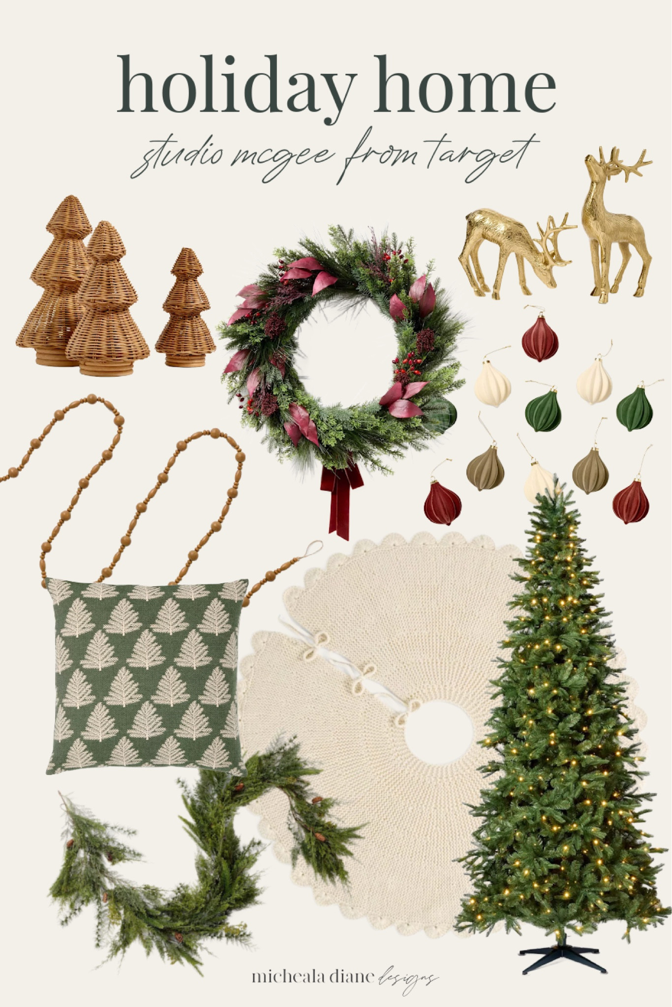 Christmas Decor from @target. Studio McGee 🎄✨

#LTKHoliday #LTKHome #LTKSeasonal