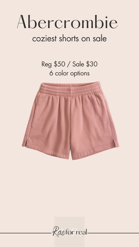These Abercrombie shorts have been my cozy go-to casual shorts for years. Love these colors and the price right now is 🙌🏼🤩 can’t beat it.

Size up for an oversized fit or buy your reg size for  a comfy fit. 



#LTKSeasonal #LTKfindsunder50 #LTKsalealert