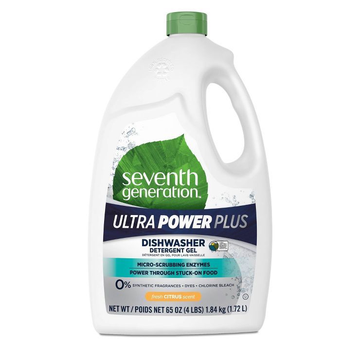 Seventh Generation Ultra Power Plus Dishwasher Detergent Gel - 65oz | Target