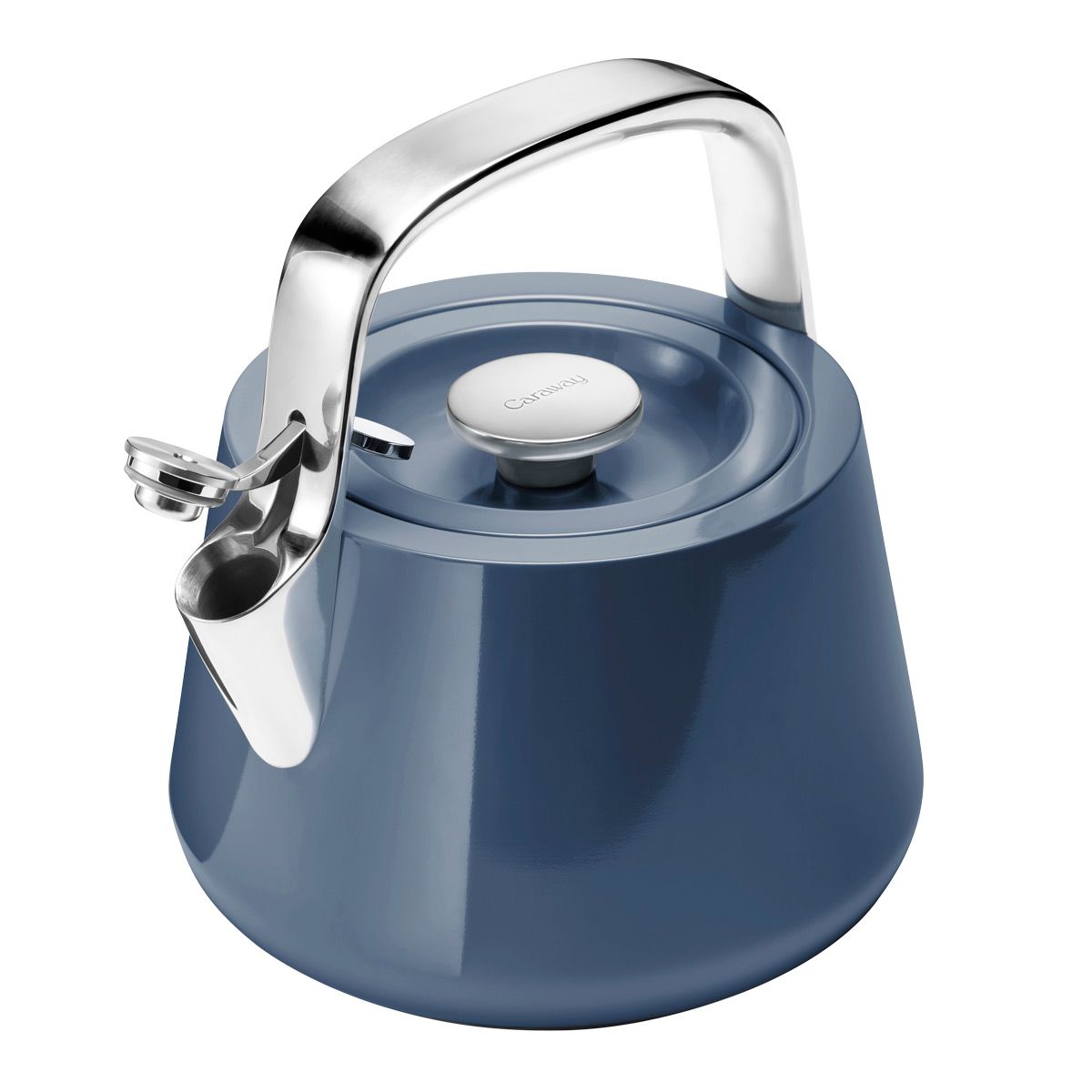 Caraway 2 qt. Whistling Tea Kettle Navy | The Container Store