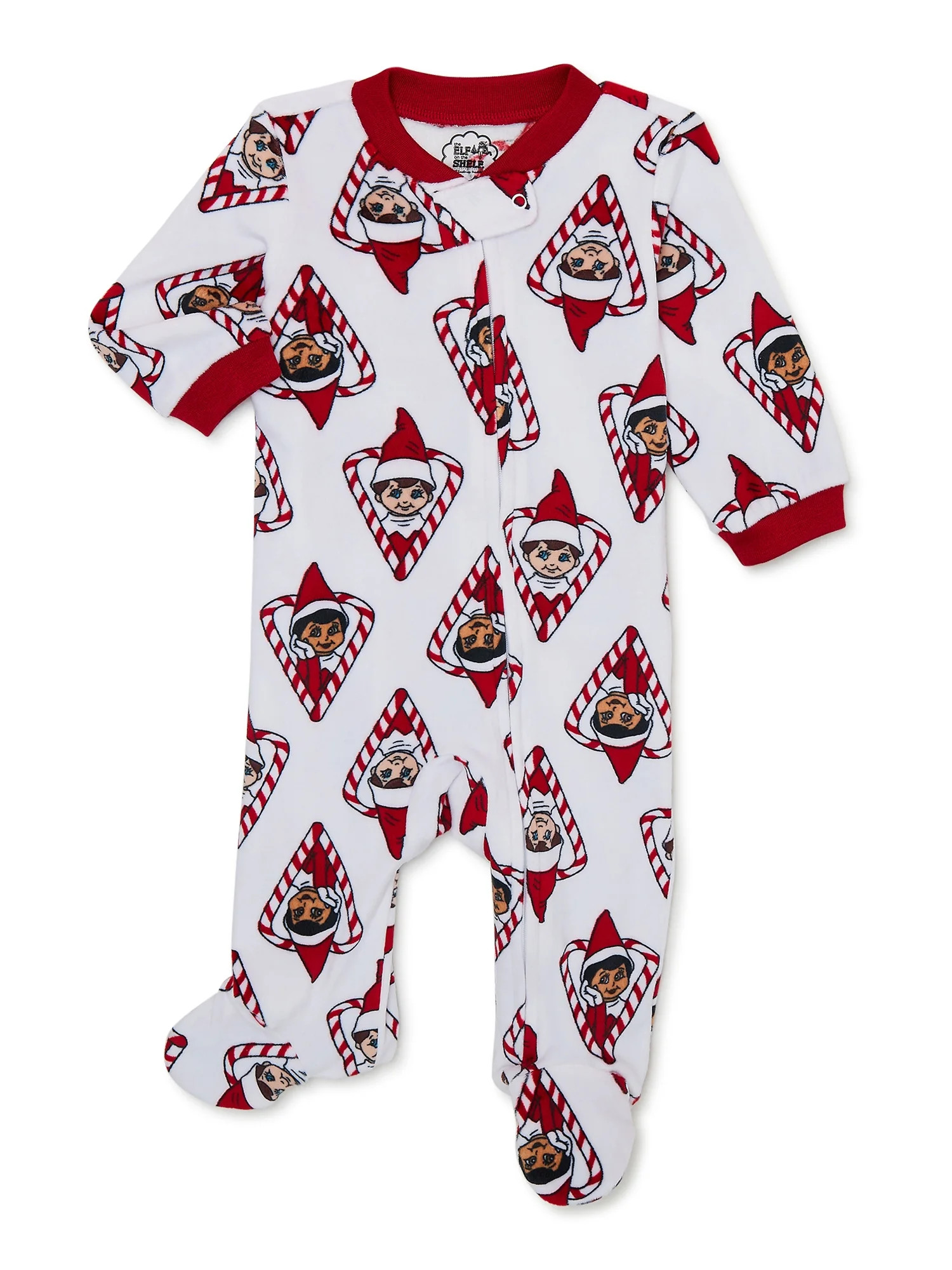 Elf on the Shelf Christmas Holiday Baby Boy and Girl Unisex Blanket Sleeper, Sizes NB-9M - Walmar... | Walmart (US)