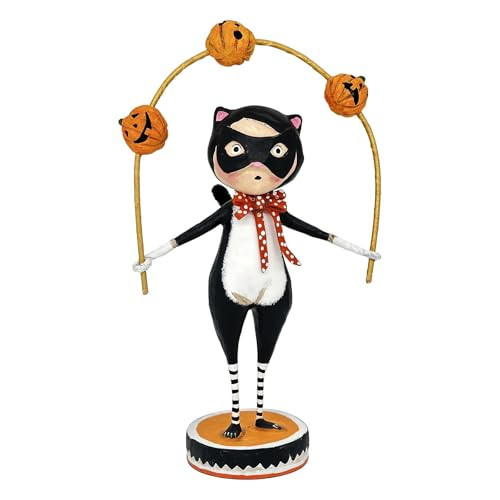 ESC by Artist Lori Mitchell Halloween 17282 Toss a Jack Cat Boy Figurine, 7 Inches Tall, Multicolor | Amazon (US)