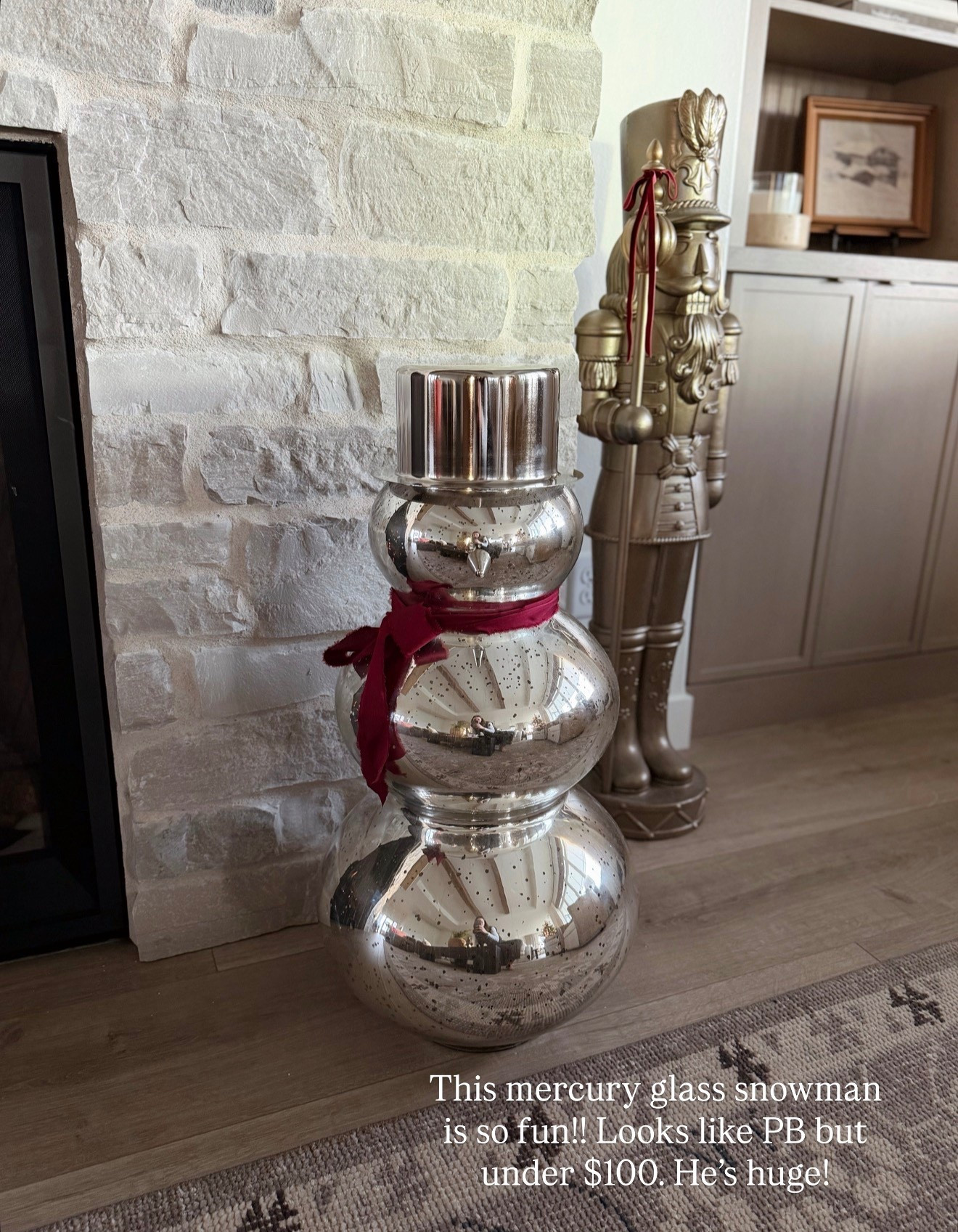 Can you believe this glass snowman?! Under $100, he will definitely sell out!

#LTKHoliday #LTKFindsUnder100 #LTKHome