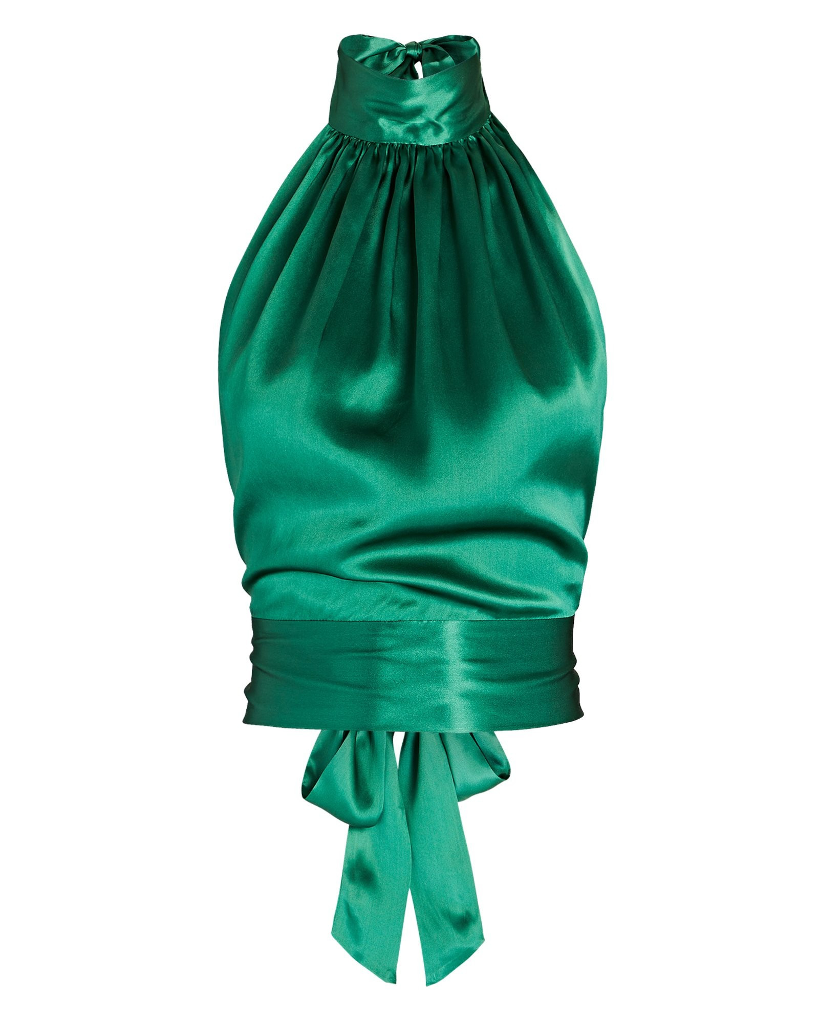 Classic Silk Halter Top | INTERMIX