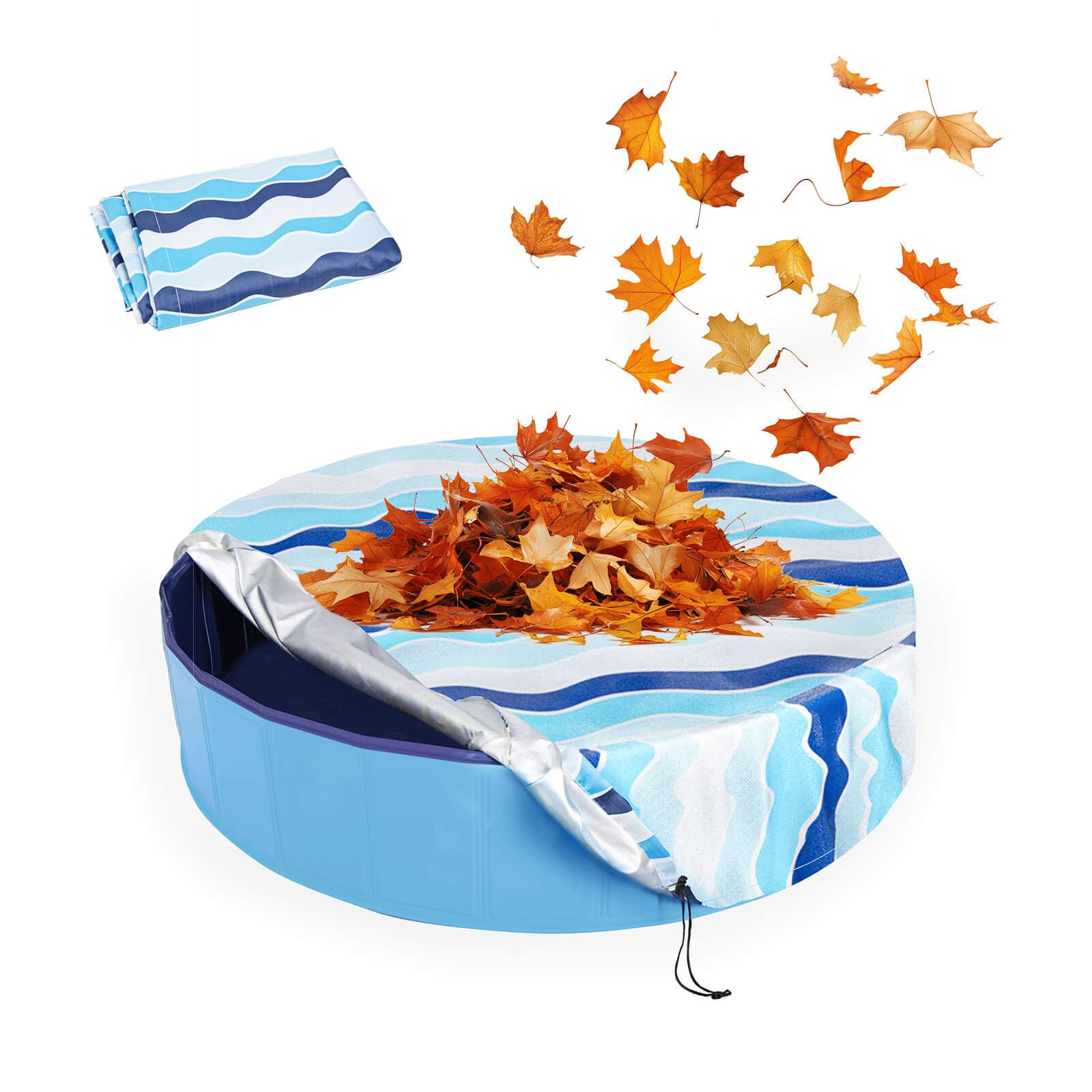 Foldable Dog Pool Cover – Waterproof Round Pet Dog Kiddie Bath Tub Lid Cover, Fit for 32/48/63 ... | Amazon (US)