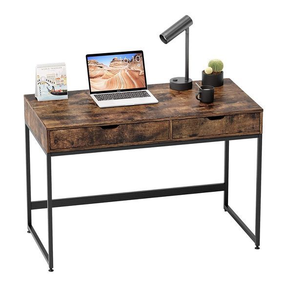 Bestier Office Writing Computer Workstation Desk w/ 2 Drawers | Target