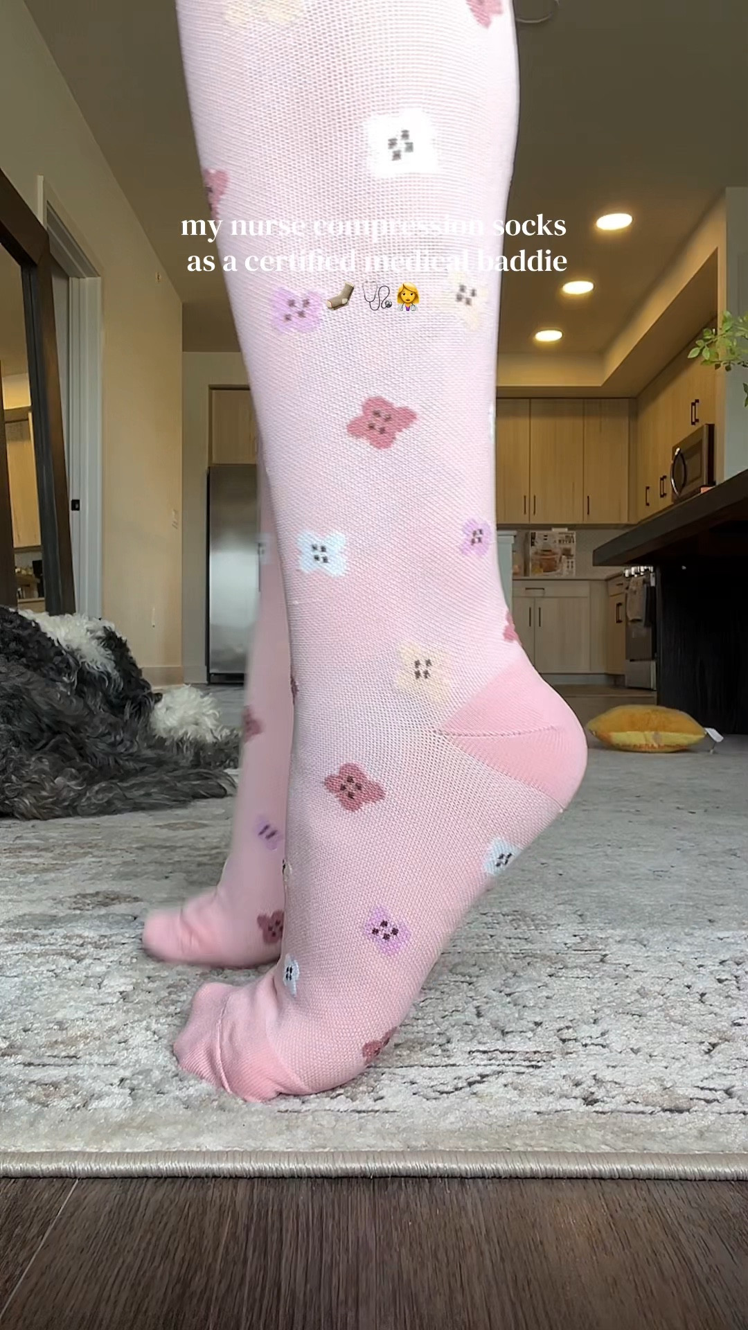 Cute six pack of nursing compression socks 

Compression socks, nursing clothes, socks, nurse fashion, workwear 

#LTKWorkwear #LTKootd
