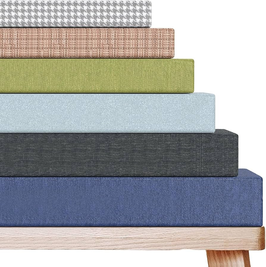 Detiblue Custom Bench Cushion - Customizable Fabric/Color/Size/Non-Slip Methods/Piping, Outdoor P... | Amazon (US)