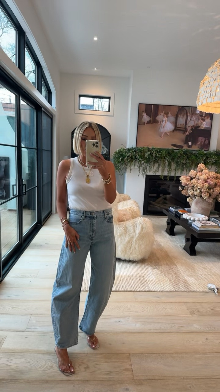 My most worn, versatile denim! These are easily dressed up or down, with a slight barrel that’s so flattering. Grab them now while they are 20% off at @Shopbop 💘🙌

#LTKgrwm #LTKootd