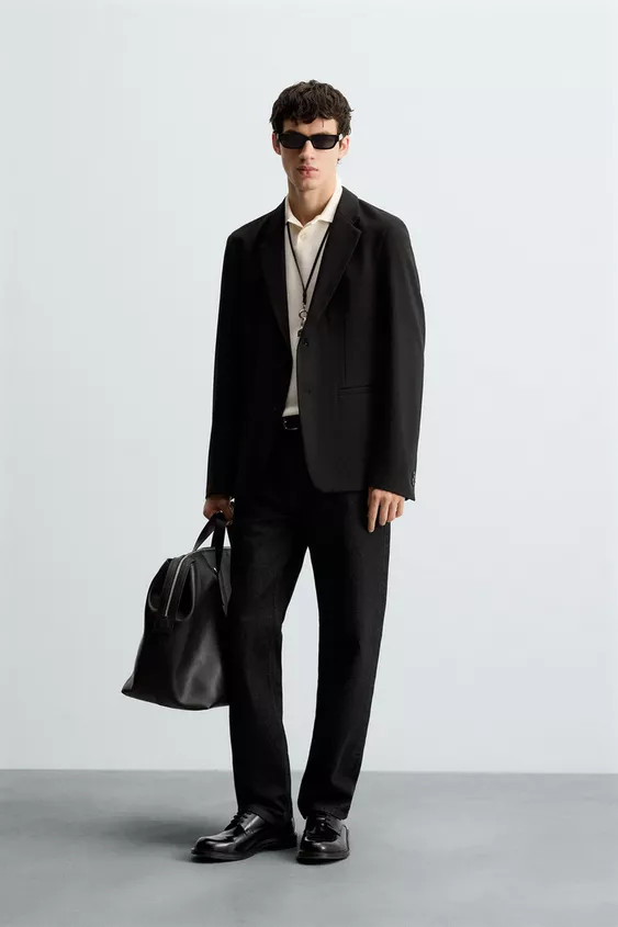 SLIM FIT STRETCH BLAZER | Zara US