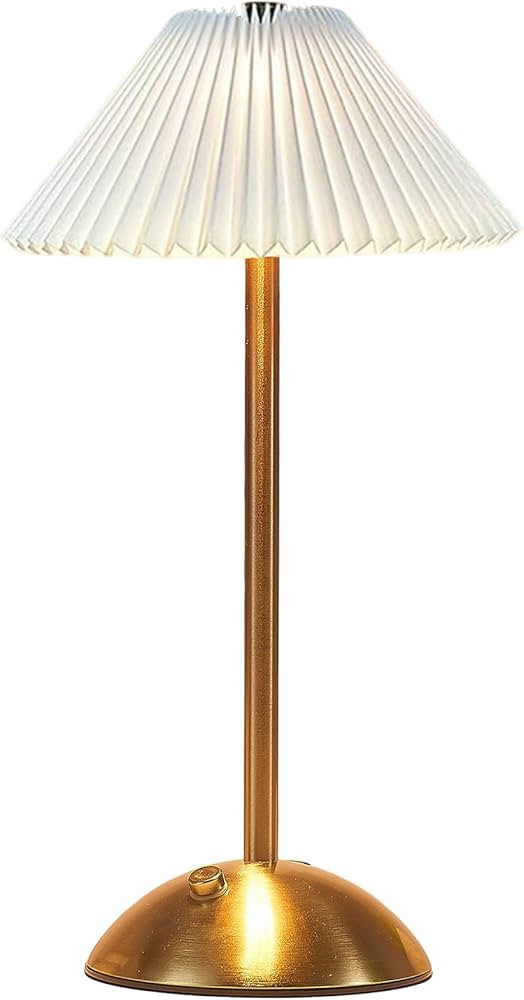 CryzhalinX Cordless Table Lamp,LED Dimmable Reading Light with 3 Color Temperatures,Rechargeable ... | Amazon (US)