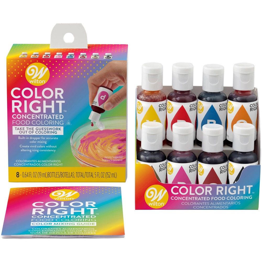 Wilton 5oz Color Right Concentrated Food Coloring Set | Target