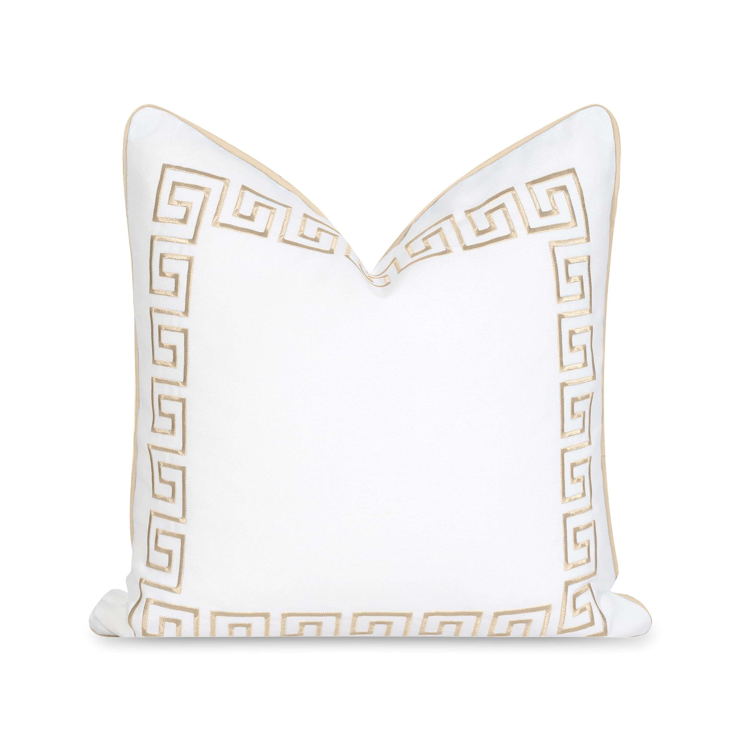 Hofdeco Premium Coastal Patio Indoor Outdoor Throw Pillow Cover Only, 20"x20" Water Repellent for... | Amazon (US)