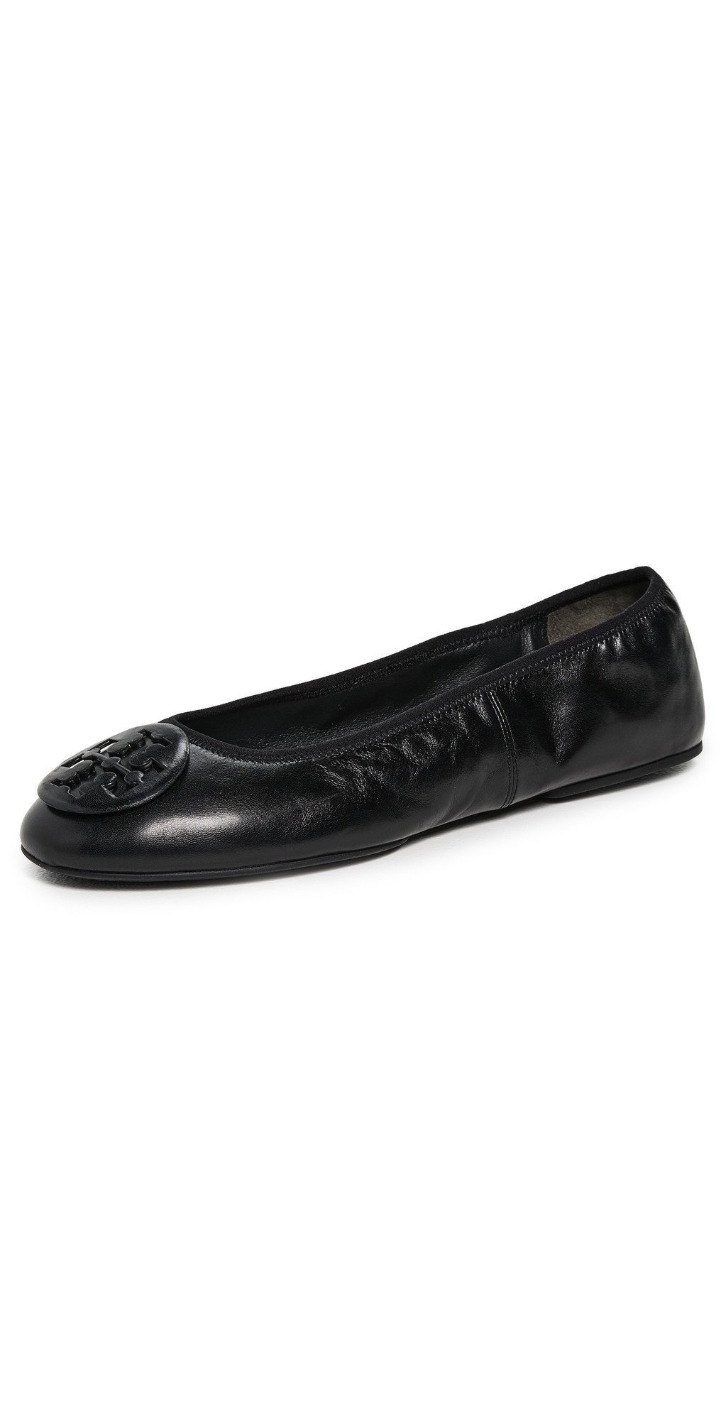 Tory Burch Reva Travel Ballet Flats Perfect Black / Perfect Black 9.5 | Shopbop