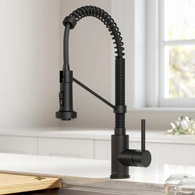 KRAUS Bolden Commercial Style 2-Function Single Handle Pull Down Kitchen Faucet | Wayfair North America