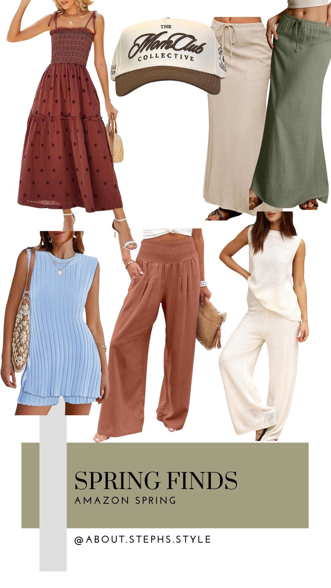 Amazon spring, linen skirt, maxi dress, knit set 

#LTKSpringSale #LTKFindsUnder50 #LTKSeasonal