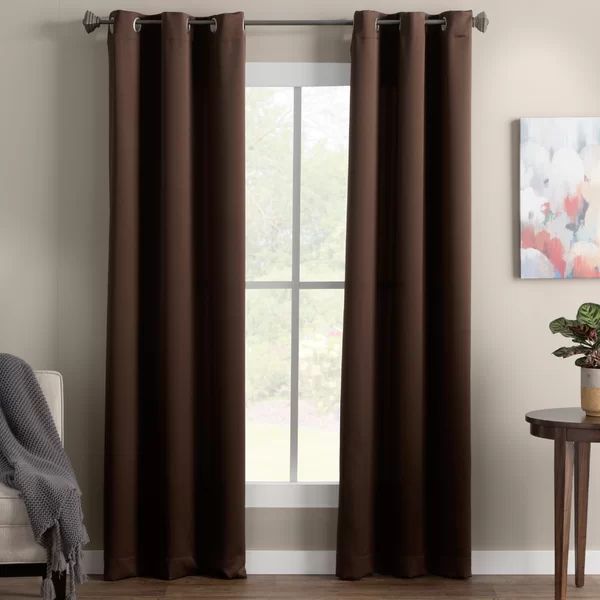 Wayfair Basics® Thermal Room Darkening Grommet Curtain Panel | Wayfair North America