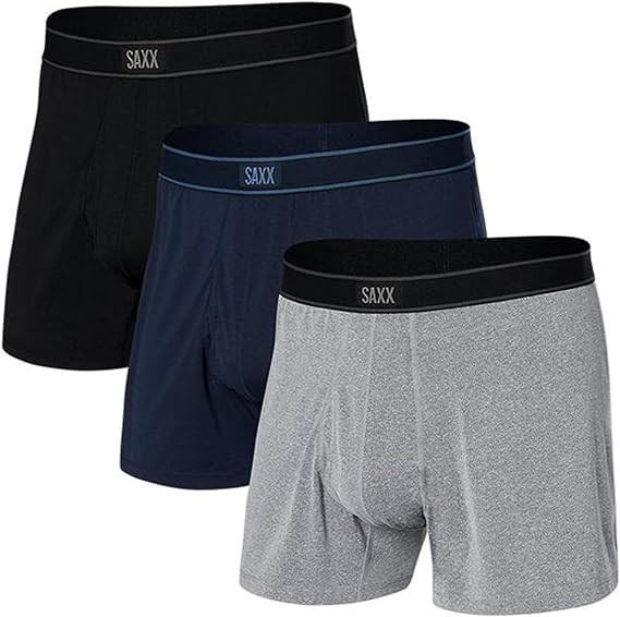 SAXX Underwear Co. Men's Underwear with Pouch Daytripper Boxer Short Fly 3Pk | Amazon (CA)
