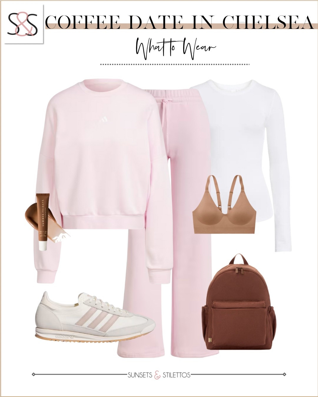 This matching set from Adidas is great for lounging this weekend! The perfect shade of pink for vacation travel this spring!

Sunsets and Stilettos, athleisure, adidas sneakers 

#LTKSpringSale #LTKActive #LTKOver40