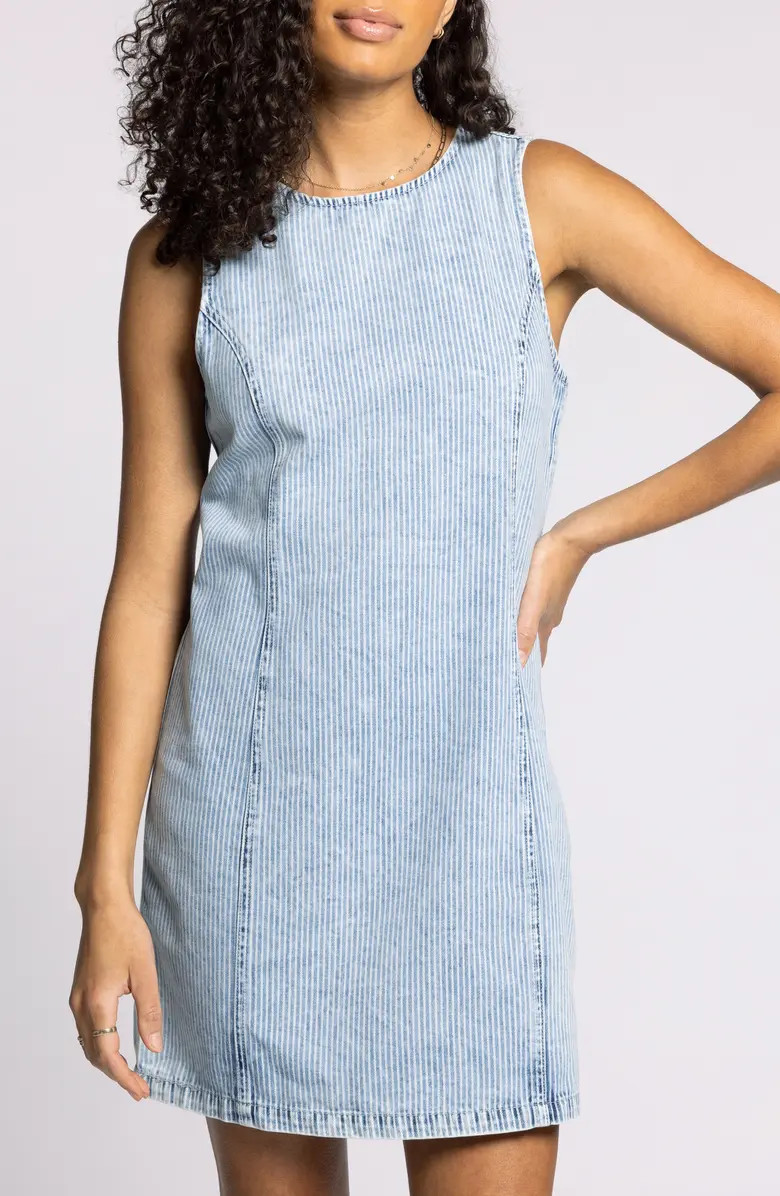 Thread & Supply Dahlia Sleeveless Denim Shift Dress | Nordstrom | Nordstrom