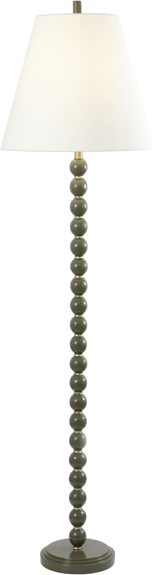 SAFAVIEH Lighting Collection Callie Green & Gold Resin 66-inch Stacked Ball Standing Floor Lamp | Amazon (US)