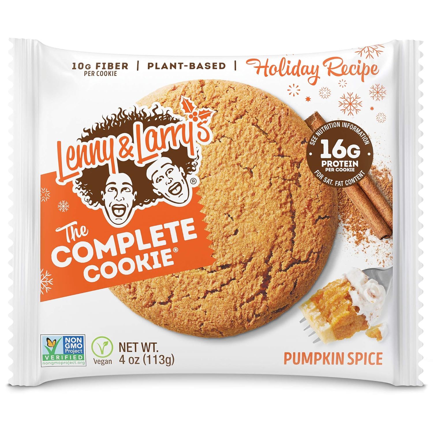Lenny & Larry's The Complete Cookie, Pumpkin Spice, Soft Baked, 16g Plant Protein, Vegan, Non-GMO... | Amazon (US)