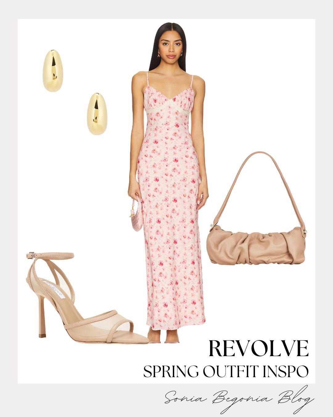 Revolve Spring Floral! 🌸

Elevate your seasonal wardrobe with this stunning and feminine spring look from Revolve! ✨

I am obsessed with the romantic, dainty aesthetic of this floral maxi dress. It features a beautiful pink rose print and a delicate lace-trimmed neckline that creates such a dreamy silhouette. I love pairing it with neutral, elevated accessories: sleek nude strappy heels, a matching ruched leather shoulder bag, and bold gold teardrop earrings for a touch of polished, modern glam!

#RevolveMe
#SpringOOTD
#FloralMaxiDress
#SpringFashion
#MaxiDress
#PinkFloral
#WeddingGuestInspo
#DateNightOutfit
#RomanticStyle
#NudeHeels
#EverydayChic
#LTKStyle
#SpringInspo
#QuietLuxury
#RevolveStyle

#LTKgrwm #LTKSeasonal #LTKootd
