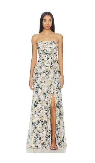 Trailing Iris Magy Gown in Rosy Cloud Multi | Revolve Clothing (Global)