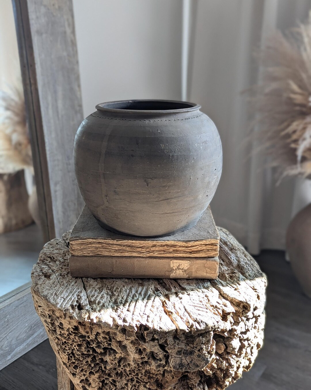 Medium/ Large Vintage Clay Vessel - Etsy | Etsy (US)