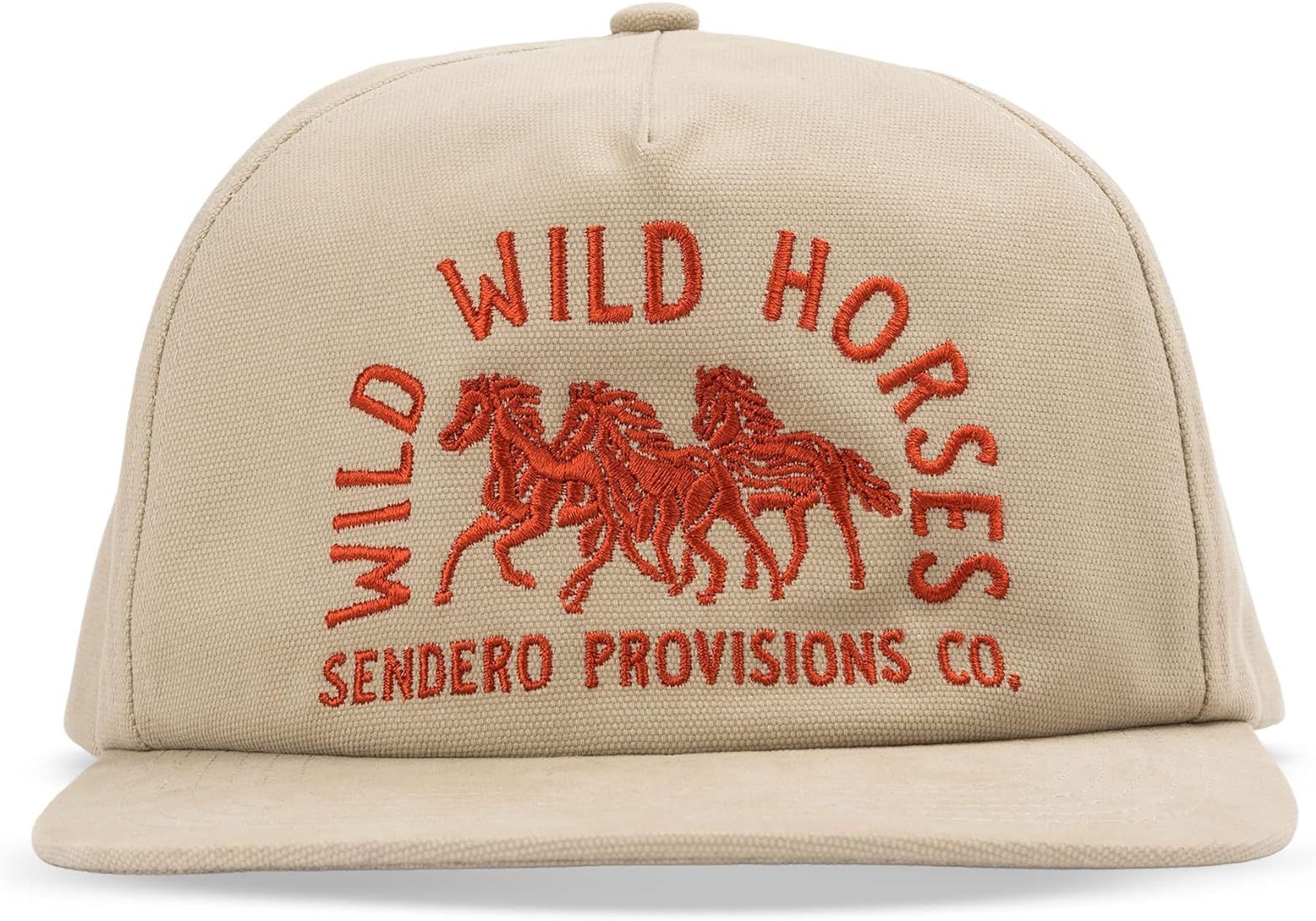Sendero Provisions Co. Outdoor Wild Wild Horses Snapback Tan Hat | Amazon (US)