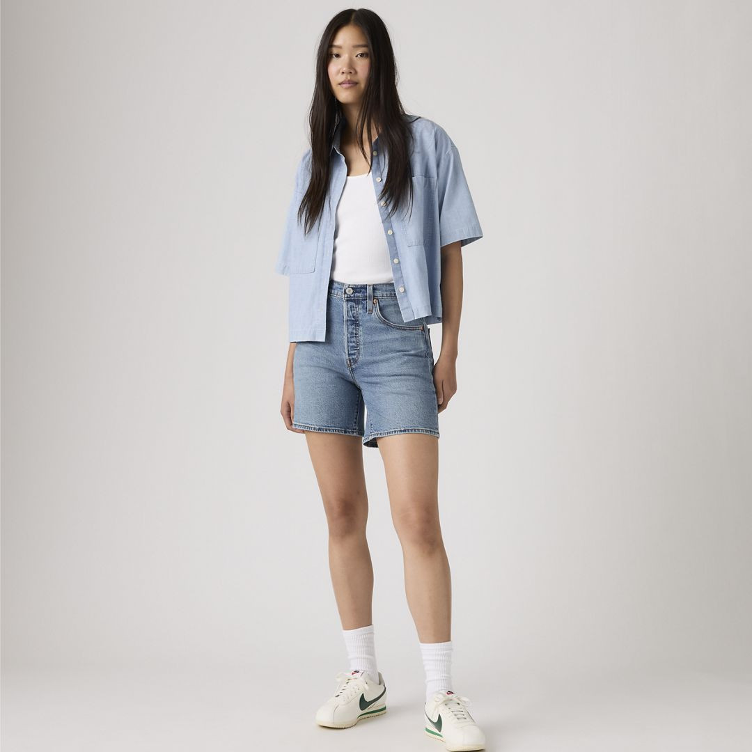 Levi's 501 Original Fit Mid-Thigh Lightweight Women's Shorts 31 | Levi's US