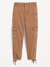 High-Waisted Barrel-Leg Cargo Ankle Pants for Women | Old Navy (US)