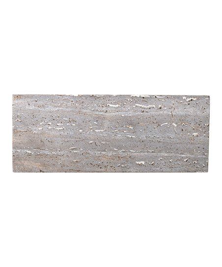 Gray Travertine Marble Serving Tray | Zulily