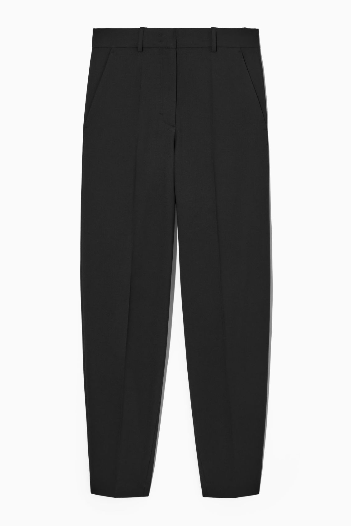 REGULAR-FIT TAPERED WOOL-BLEND PANTS | COS (US)