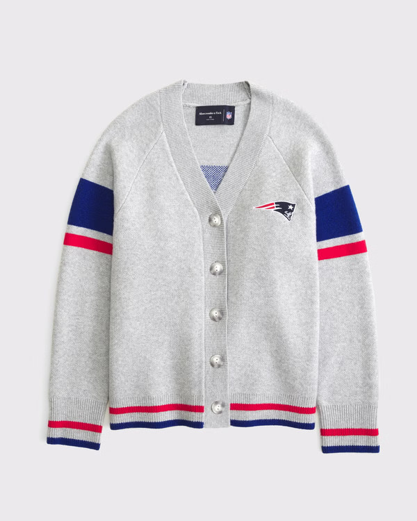 New England Patriots LuxeLoft Cardigan | Abercrombie & Fitch (US)