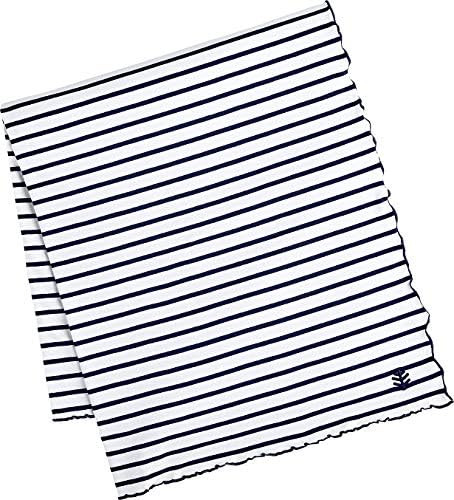 Coolibar UPF 50+ Savannah Sun Blanket - Sun Protective (One Size- Navy/White Stripe) | Amazon (US)