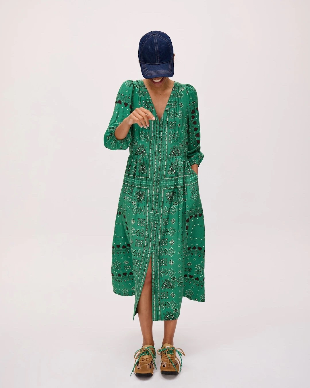 Bandanna print dress

#LTKmidsize #LTKautumn #LTKover50style